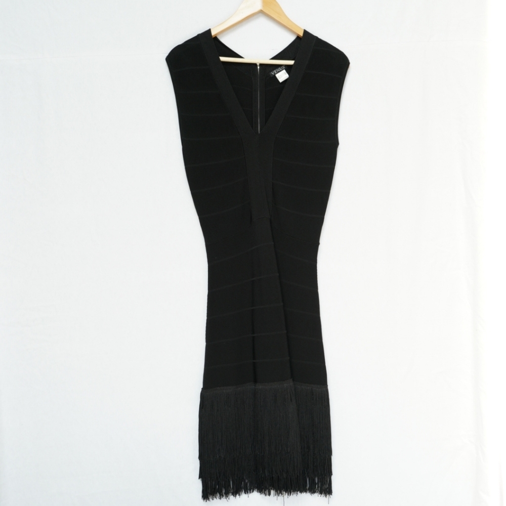 Venus Bandage Fringe Dress
